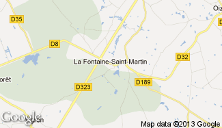 Plan de La Fontaine-Saint-Martin