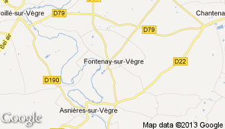 Plan de Fontenay-sur-Vègre