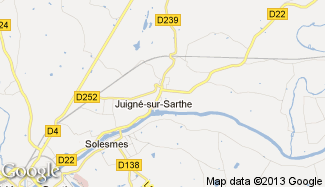 Plan de Juigné-sur-Sarthe