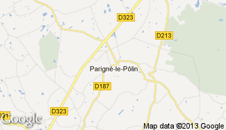 Plan de Parigné-le-Pôlin