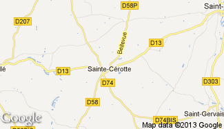 Plan de Sainte-Cérotte