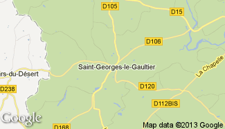 Plan de Saint-Georges-le-Gaultier