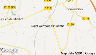 Plan de Saint-Germain-sur-Sarthe