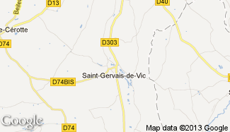 Plan de Saint-Gervais-de-Vic