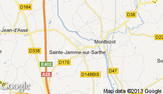 Plan de Sainte-Jamme-sur-Sarthe