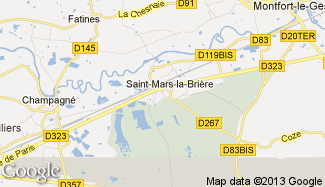 Plan de Saint-Mars-la-Brière