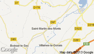 Plan de Saint-Martin-des-Monts