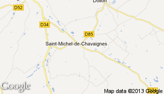 Plan de Saint-Michel-de-Chavaignes