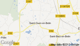 Plan de Saint-Ouen-en-Belin