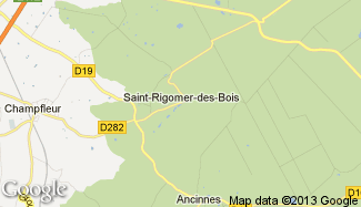 Plan de Saint-Rigomer-des-Bois