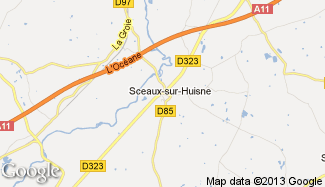 Plan de Sceaux-sur-Huisne