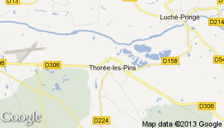 Plan de Thorée-les-Pins