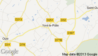 Plan de Yvré-le-Pôlin