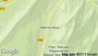 Plan de Aillon-le-Vieux