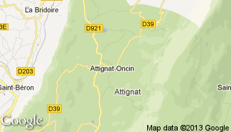 Plan de Attignat-Oncin