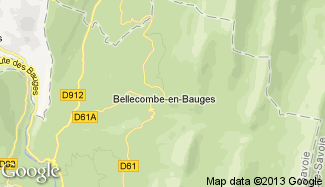 Plan de Bellecombe-en-Bauges