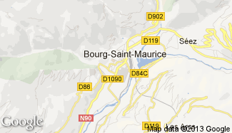 Plan de Bourg-Saint-Maurice