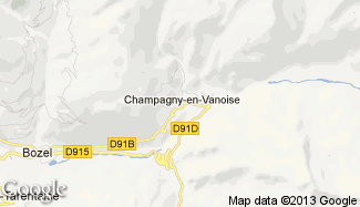 Plan de Champagny-en-Vanoise
