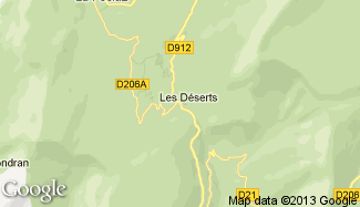 Plan de Les Déserts