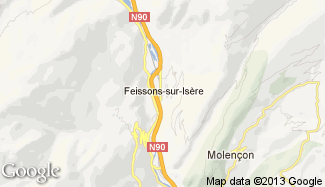 Plan de Feissons-sur-Isère