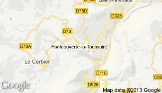 Plan de Fontcouverte-la Toussuire