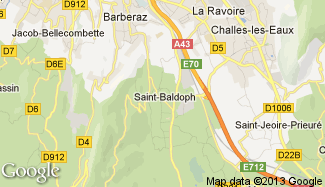 Plan de Saint-Baldoph