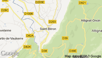 Plan de Saint-Béron