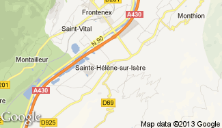 Plan de Sainte-Hélène-sur-Isère