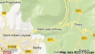 Plan de Saint-Jean-d'Arvey