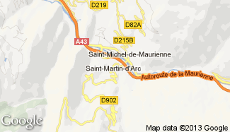 Plan de Saint-Martin-d'Arc