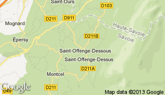 Plan de Saint-Offenge-Dessous