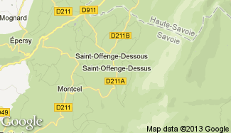 Plan de Saint-Offenge-Dessus