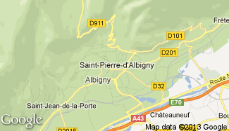 Plan de Saint-Pierre-d'Albigny
