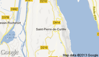 Plan de Saint-Pierre-de-Curtille