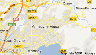 Plan de Annecy-le-Vieux