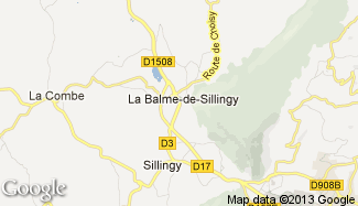 Plan de La Balme-de-Sillingy