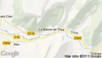 Plan de La Balme-de-Thuy