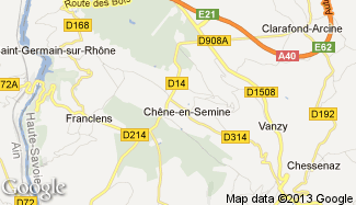 Plan de Chêne-en-Semine