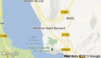 Plan de Menthon-Saint-Bernard