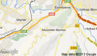 Plan de Monnetier-Mornex