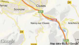 Plan de Nancy-sur-Cluses