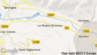 Plan de La Rivière-Enverse