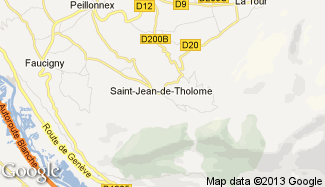 Plan de Saint-Jean-de-Tholome