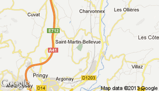 Plan de Saint-Martin-Bellevue