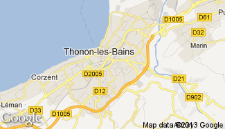 Plan de Thonon-les-Bains