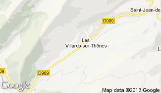 Plan de Les Villards-sur-Thônes