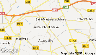 Plan de Auzouville-l'Esneval