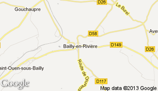 Plan de Bailly-en-Rivière