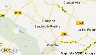 Plan de Beaubec-la-Rosière