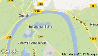 Plan de Berville-sur-Seine